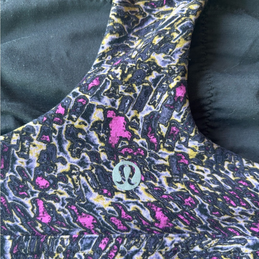 Lululemon Athletica Purple and Black Sports Bra - Picture 4 of 4